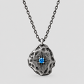 "Meteor" — 999 Fine Silver Necklace · Celestial Collection