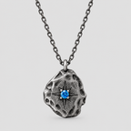 "Meteor" — 999 Fine Silver Necklace · Celestial Collection