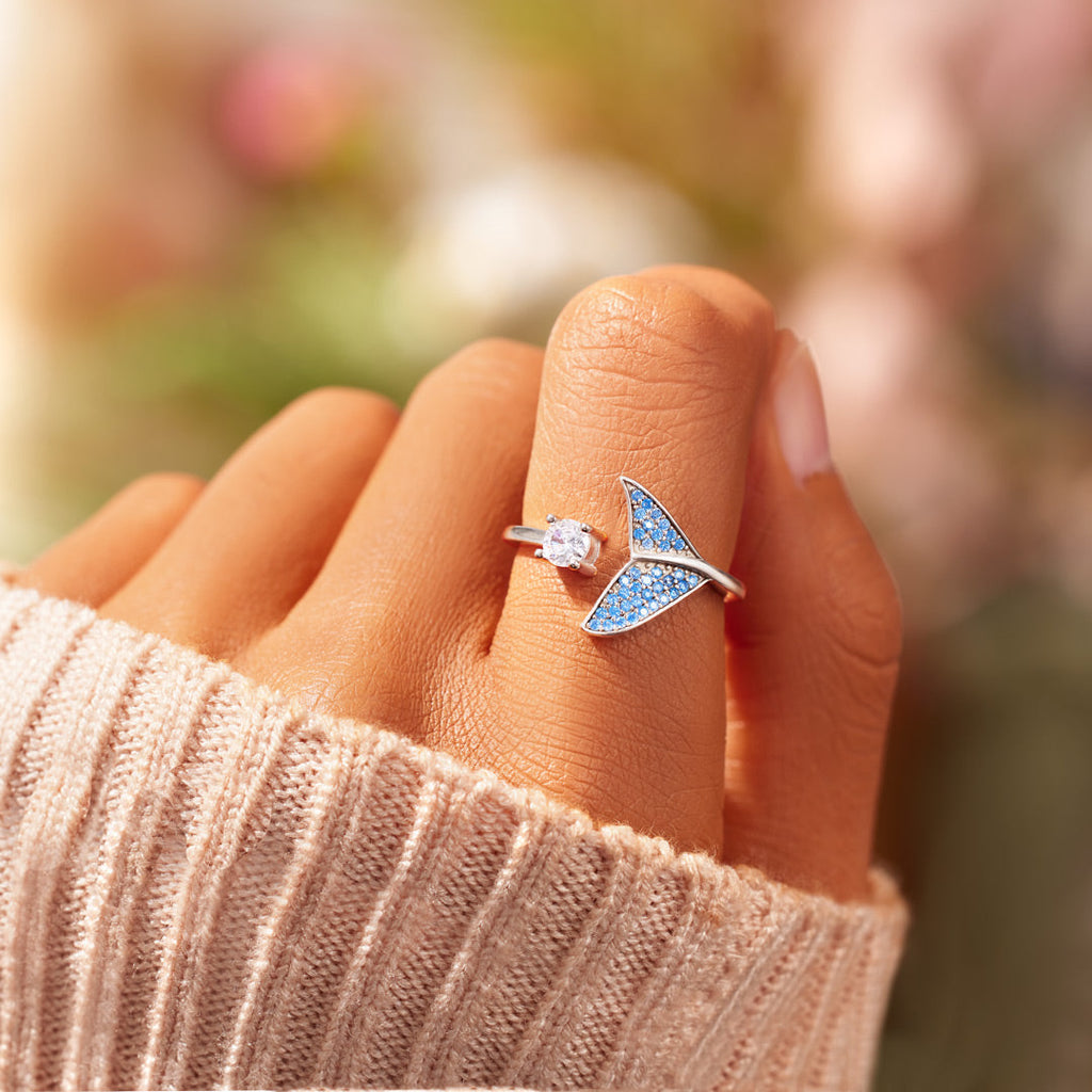 Be A Mermaid And Make Waves Fishtail Ring