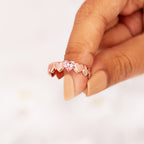 No Greater Gift Than Sisters Heart Band Ring