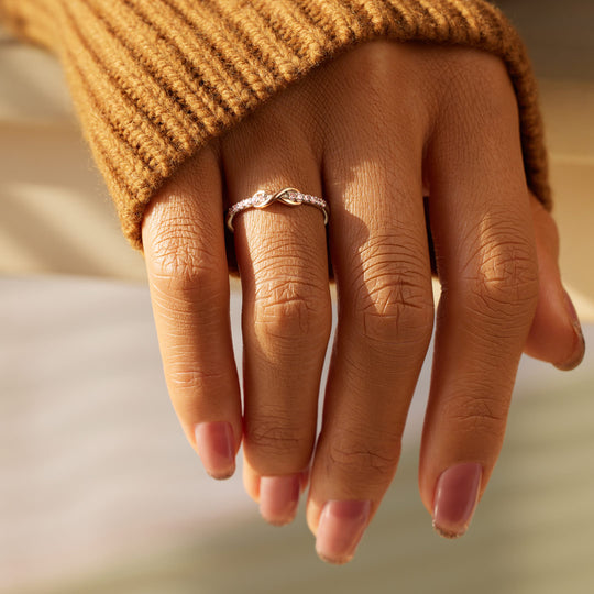 My Daughter Forever Infinity Ring
