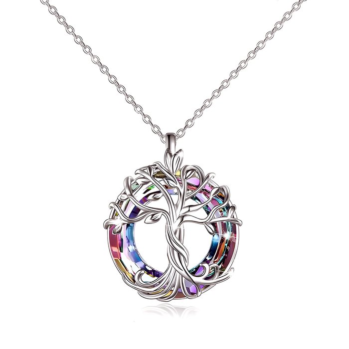 For Mom - Mother is the Family Root Tree Necklace