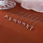 Fashion Shiny Alphabet Earrings