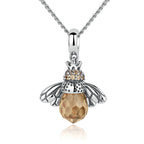 "Dancing Bee" Earrings & Necklace