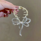 Bow Shiny Hairpin