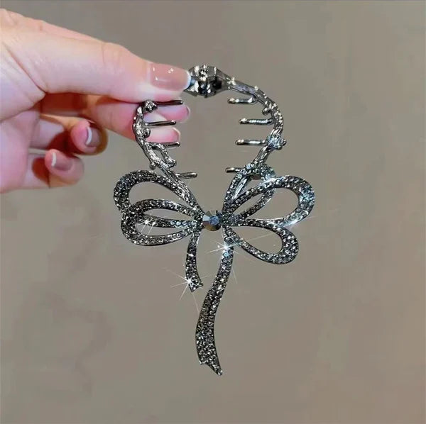 Bow Shiny Hairpin
