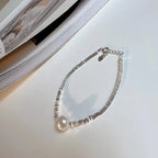 Silver Pearl Necklace