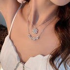 Four Leaf Heart Shape Lucky Necklace