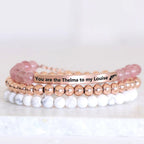 For Friend - Ride Or Die Bead Lettering Bracelet
