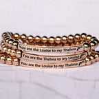 For Friend - Ride Or Die Bead Lettering Bracelet