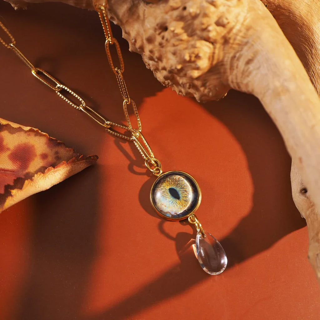 Custom Pet Eye Necklace