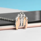 For Unbiological Sister - Thanks For Always Being By My Side Necklace