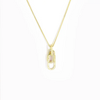 For Unbiological Daughter - We Are Forever Linked Together Interlocking Necklace