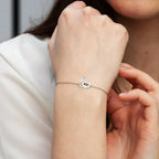 For Love- Interlocking Diamond Bracelet