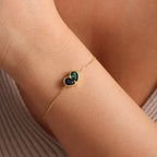 Valentine'S Day Pre-Saleforever Linked Together Custom Heart Birthstones Bracelet