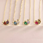 Valentine'S Day Pre-Saleforever Linked Together Custom Heart Birthstones Bracelet