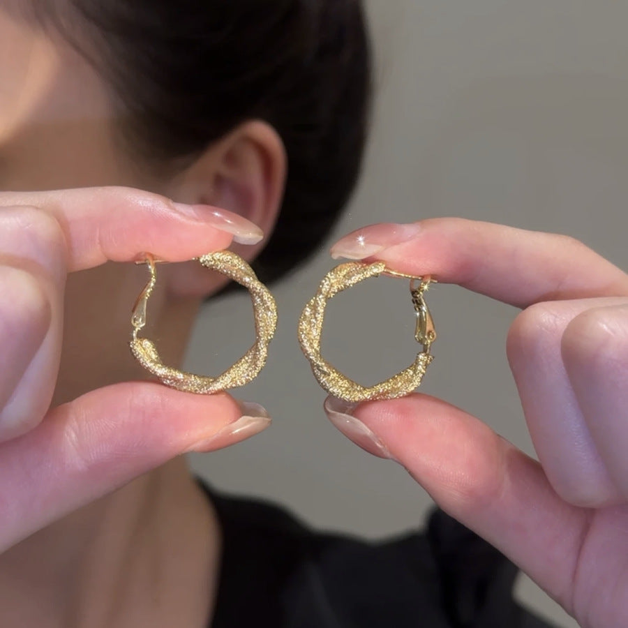 Minimalist Style Hoop Earrings