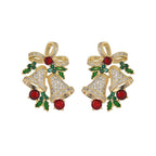 Shiny Christmas Wind Chime Earrings