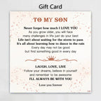 For Son - Laugh, Love, Live Vintage Bracelet