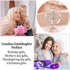 For Granddaughter - I Will Always Be By Your Side Necklace