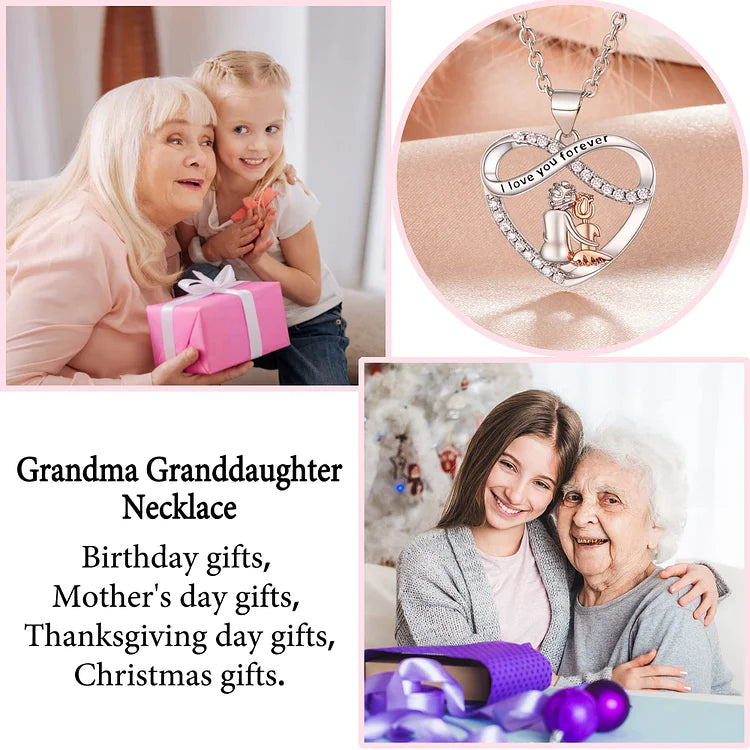 For Granddaughter - I Will Always Be By Your Side Necklace