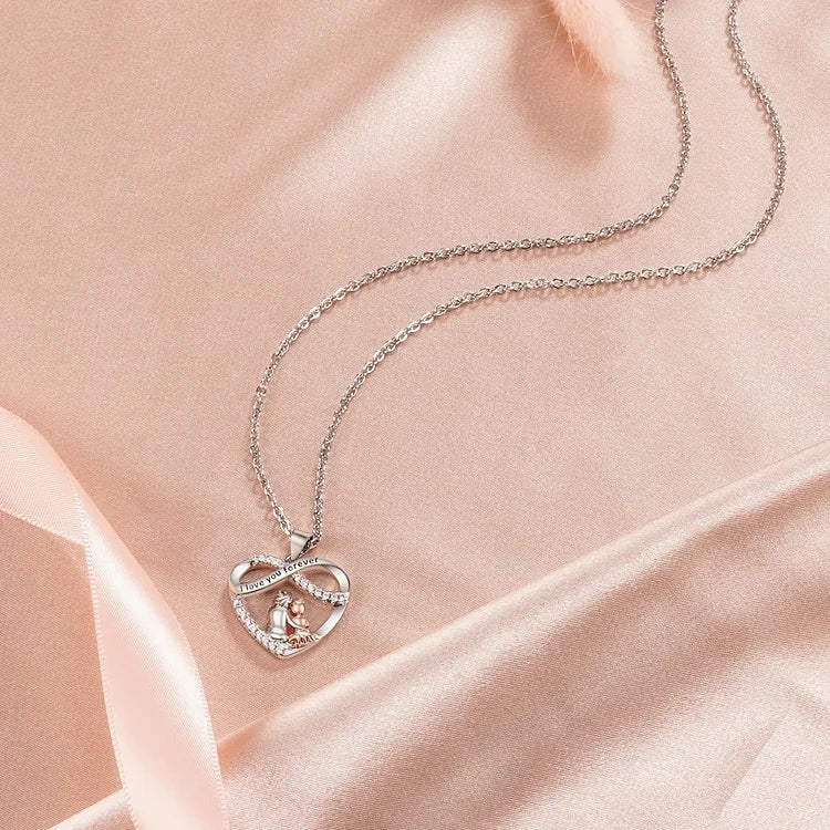 For Granddaughter - I Will Always Be By Your Side Necklace