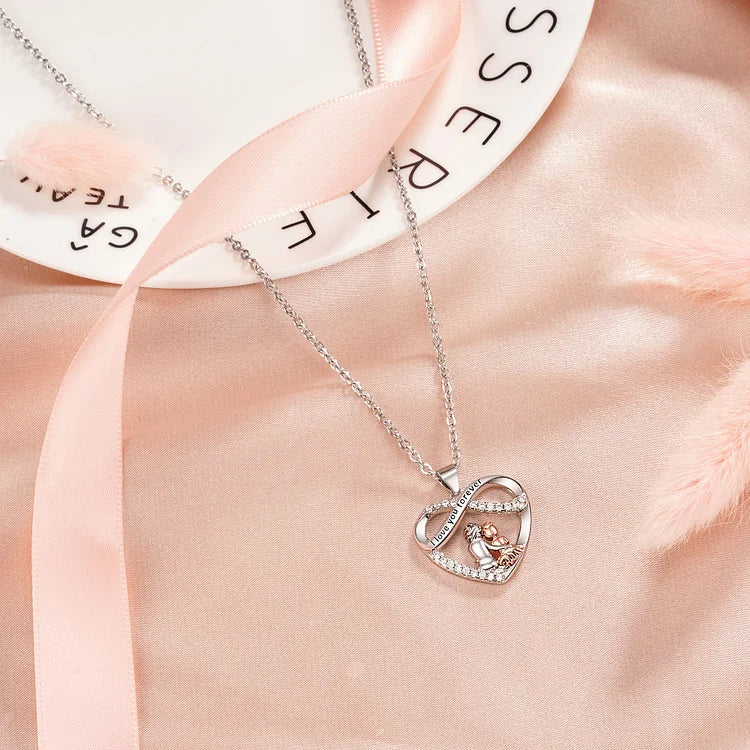 For Granddaughter - I Will Always Be By Your Side Necklace