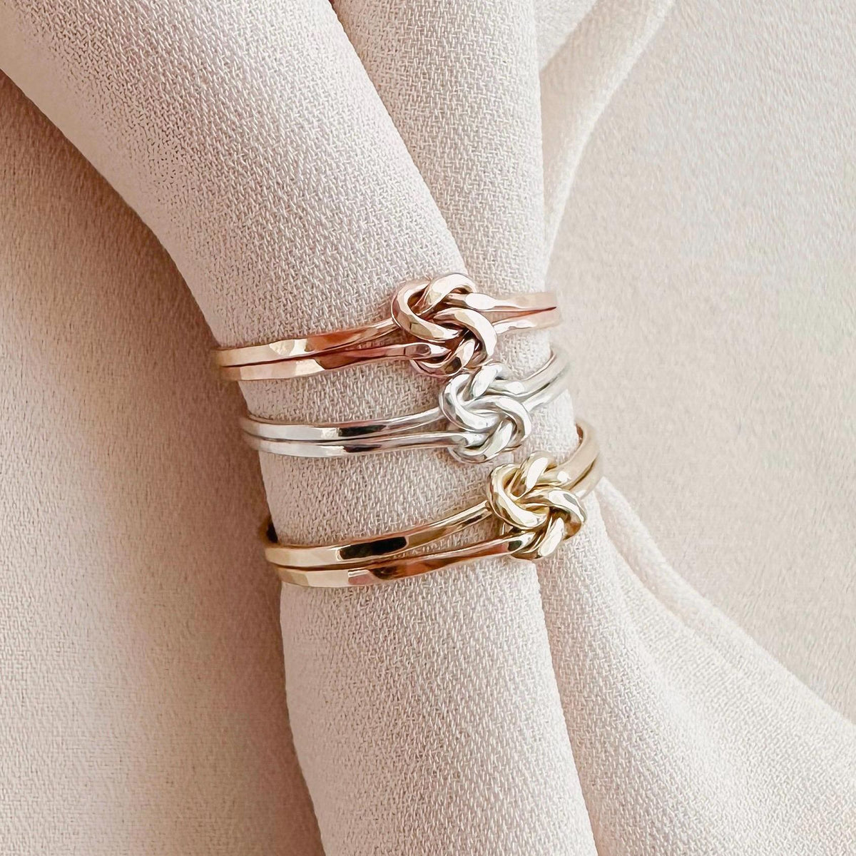 Double Strength Infinity Knot Ring