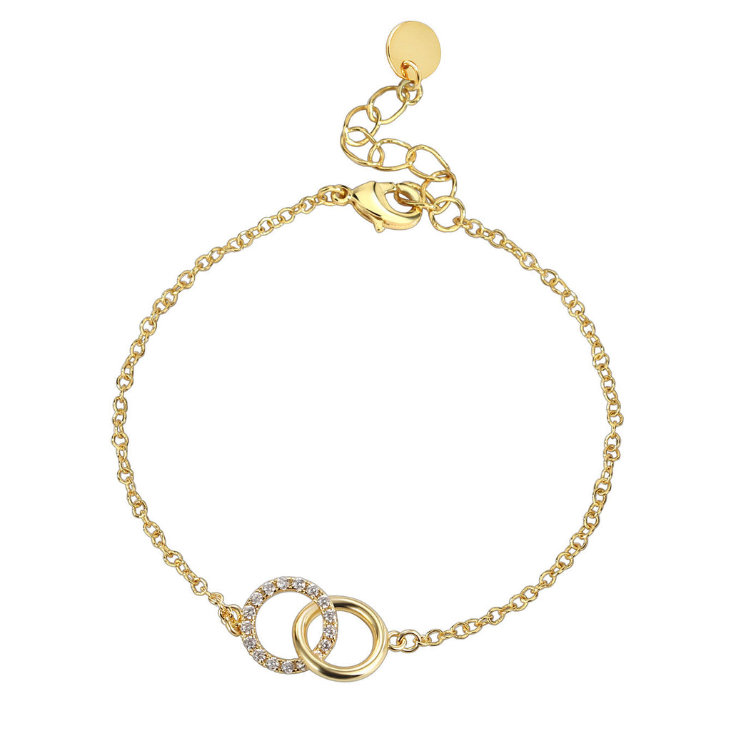For Friend- We Are Forever Linked Together Circle Bracelet