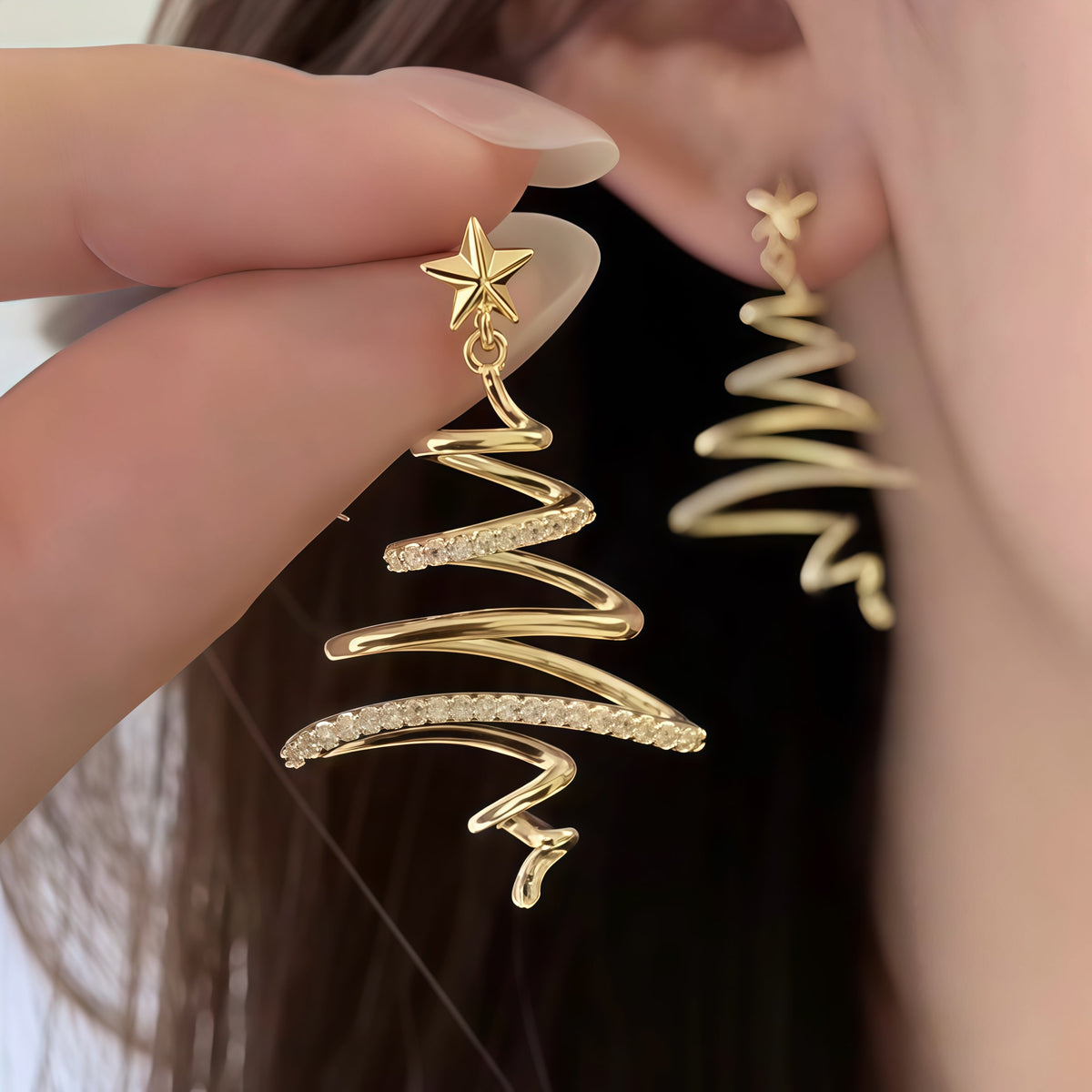 Christmas Tree Earrings