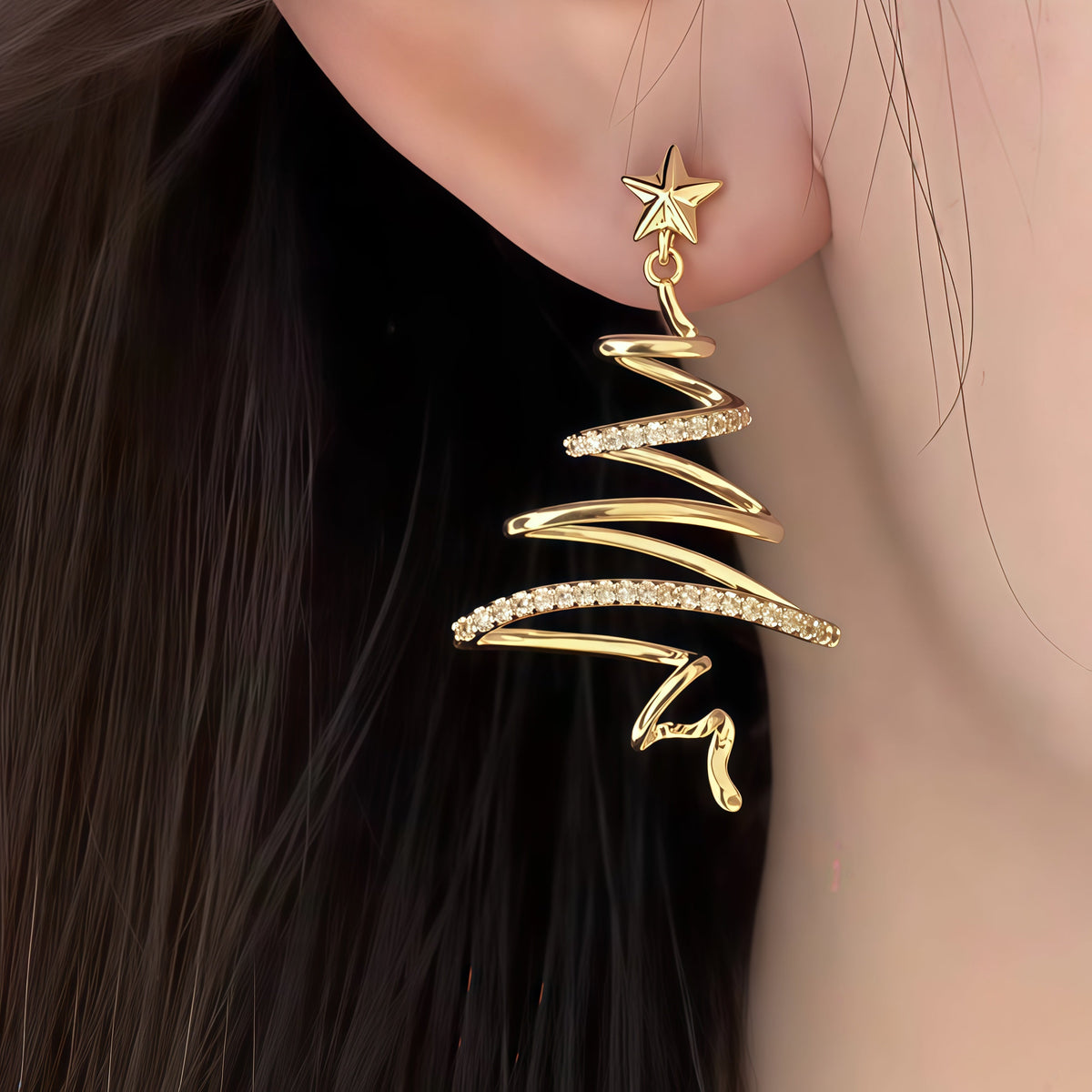Christmas Tree Earrings