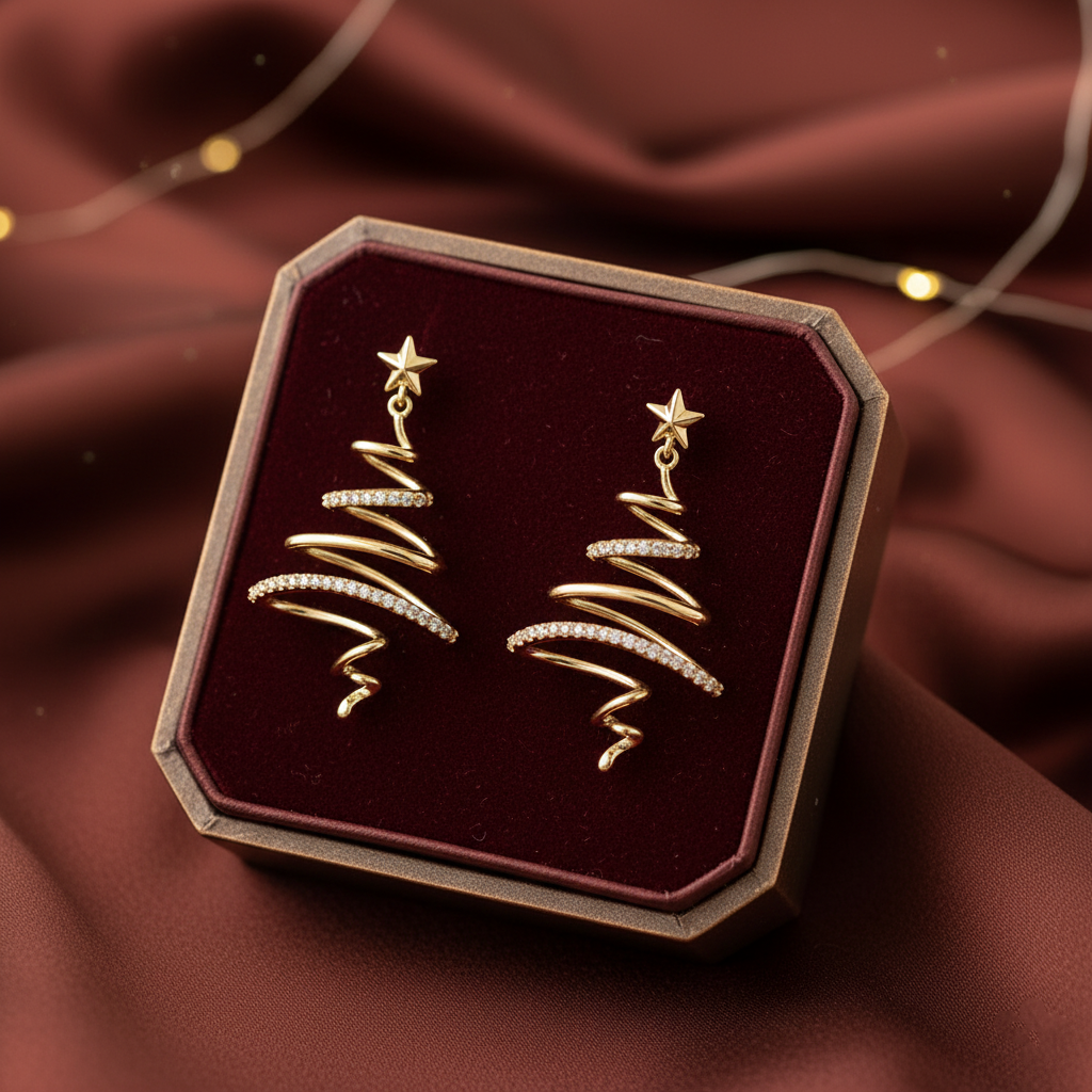 Christmas Tree Earrings
