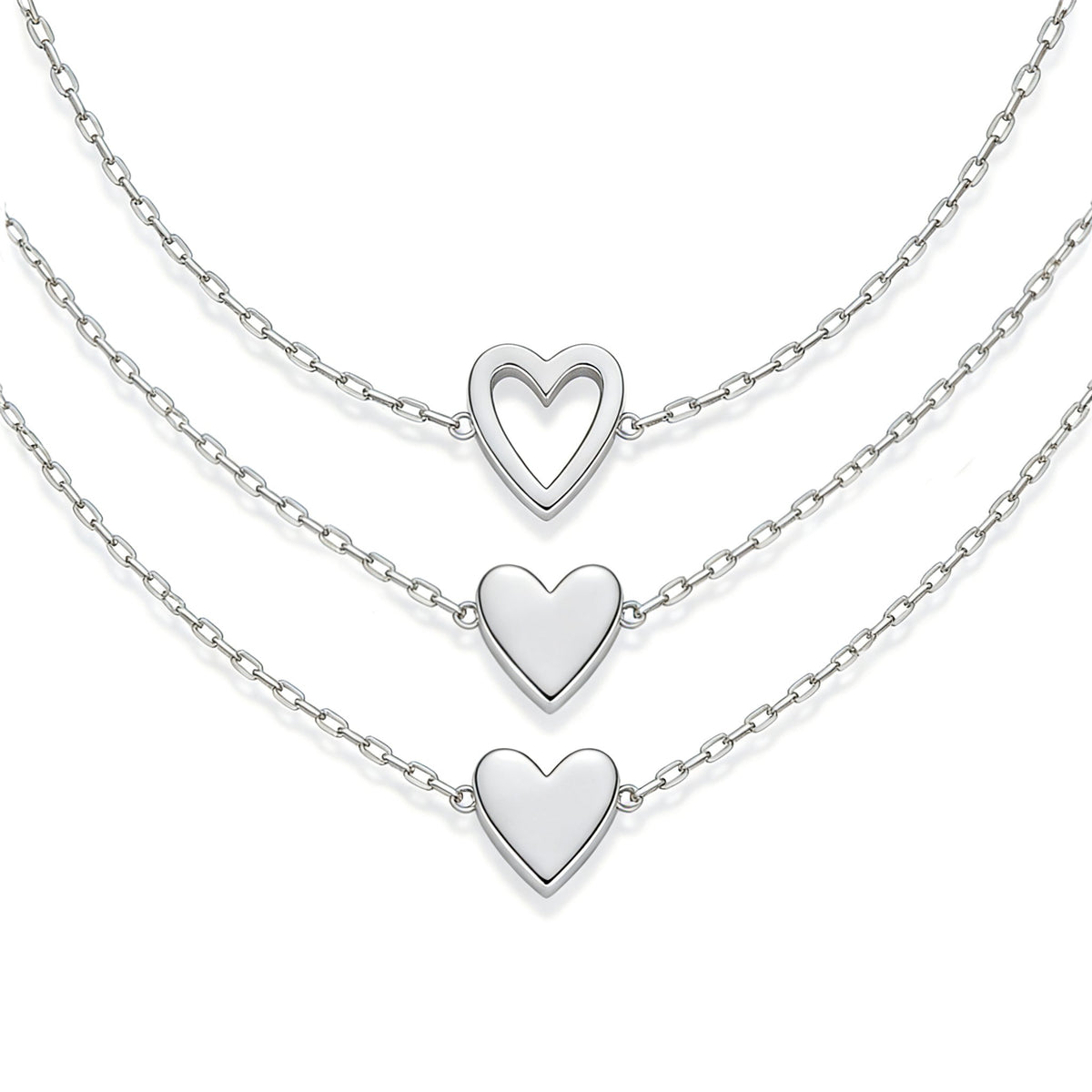 Mother & Daughter Forever Together Heart bracelet
