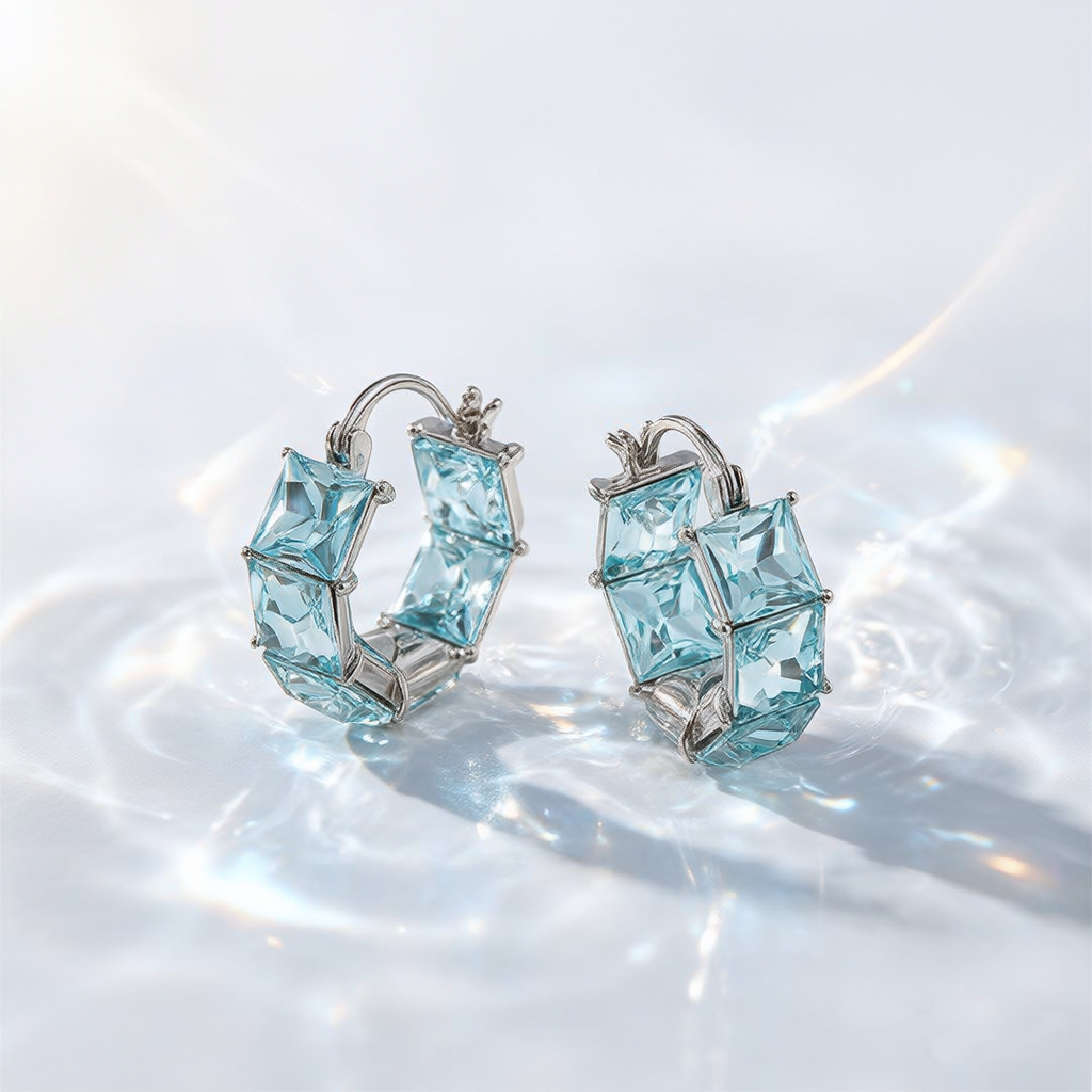 Let Us Feel The Sunshine Sea Glass Circle Earrings