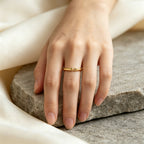 For Love- Custom Two Initial Ring