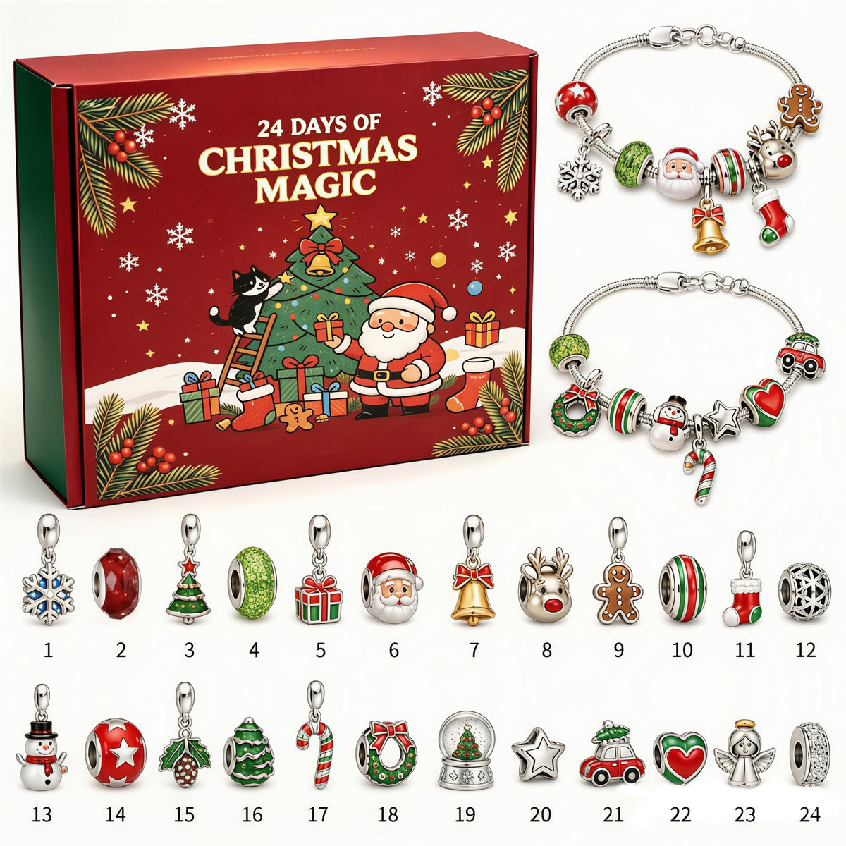 Christmas Charm Bracelet Advent Calendar — 1