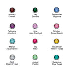 Mother & Family Stacking Birthstone Rings — 6