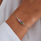 Peas in a Pod Birthstone Bracelet — 2