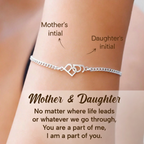Personalized Two Initial Interlocking Bracelet — 10