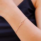 Personalized Two Initial Interlocking Bracelet — 2